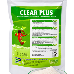 BP Clear Plus – Men vi sinh cắt tảo, xử lý khí độc ao tôm của Biopro Khánh Hòa.